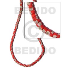 4-5mm coco pokalet. rich red