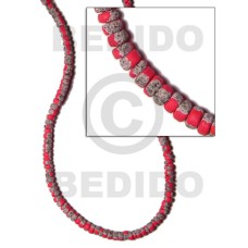 4-5mm coco pokalet. pink orange 4-5mm coco pokalet. pink orange