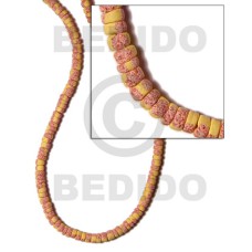 4-5mm coco pokalet. bright yellow 4-5mm coco pokalet. bright yellow