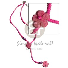 2-3mm pink tones coco heishe pokalet.