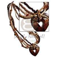 4 layer 2-3mm coco pokalet. heishe