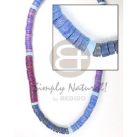 4-5mm coco heishe blue wine navy