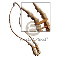 2-3mm coco heishe natural white