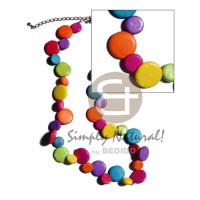 Single row multicolored coco sidedrill