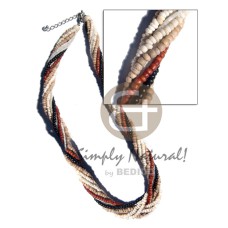 10 rows - 2-3mm black reddish 10 rows - 2-3mm black reddish