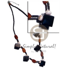 2-3mm black coco heishe