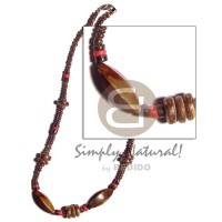 2-3mm coco pokalet. natural brown.red