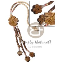 4-5mm coco pokalet. bleach hammershell heishe