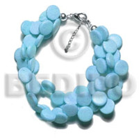 3 rows aqua blue coco