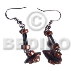 Dangling single row black coco Dangling single row black coco