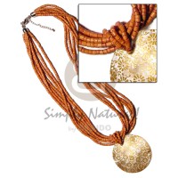 7 rows 2-3mm coco heishe