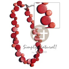 Single row red tones coco Single row red tones coco