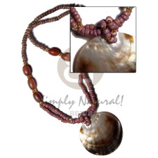 4-5mm nat brown coco pokalet