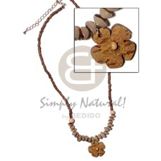 2-3mm coco heishe natural brown 2-3mm coco heishe natural brown