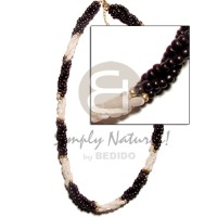 Twisted black coco pokalet and