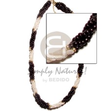 Twisted black coco pokalet and