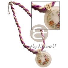 Twisted 2-3mm coco pokalet. lavender bleach cut Twisted 2-3mm coco pokalet. lavender bleach cut