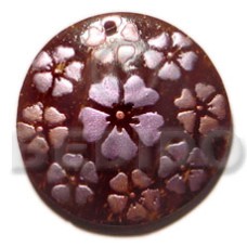 Round 50mm coco natural brown Round 50mm coco natural brown