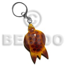 Sea turtle handpainted wood keychain Sea turtle handpainted wood keychain