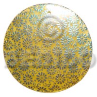 Round 40mm yellow hammershell