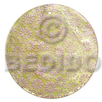 Round 40mm light green hammershell