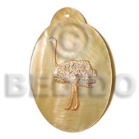 Oval mop 45mm handpainted