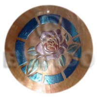 Round 40mm mop handpainted