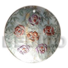 Round 40mm mint green hammershell