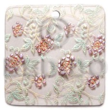 40mm square clear white resin 40mm square clear white resin