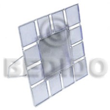 Capiz picture frame in silver Capiz picture frame in silver