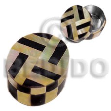 Stainless metal oval casing