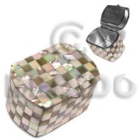 Stainless metal casing inlaid