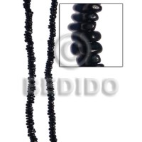 Horn nuggets black 9mmx6mm