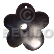70mm flower black horn