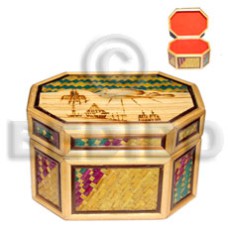 Bamboo pandan jewelry box Bamboo pandan jewelry box