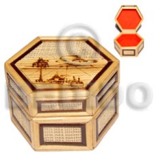 Bamboo raffia jewelry box Bamboo raffia jewelry box