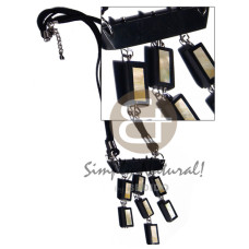 Dangling 7 pcs. 17mmx9mm laminated