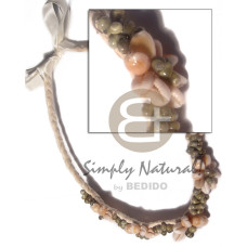 Braided flat abaca choker Braided flat abaca choker