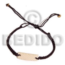 Macrame bone id bracelet Macrame bone id bracelet