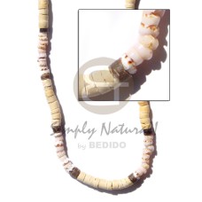 4-5mm coco heishe bleach