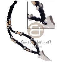 35mmx25mm kabibe shell fang pendant