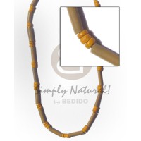 Bamboo tube bright yellow