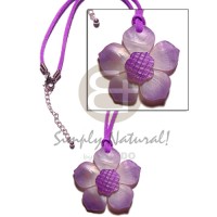 Graduated lilac tones hammershell flower