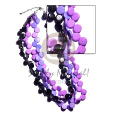 3 layers 10mm black lavender lilac coco 3 layers 10mm black lavender lilac coco