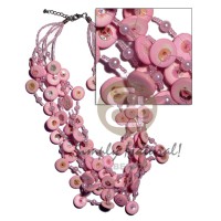 5 rows 10mm pink coco
