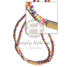 2 rows candy colored 2 rows candy colored