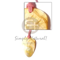 Pink leather thong mop