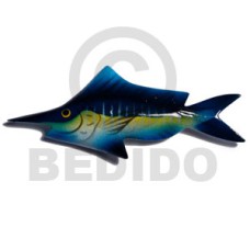 Fish handpainted wood refrigerator magnet Fish handpainted wood refrigerator magnet