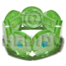 30mm round lime green clear 30mm round lime green clear