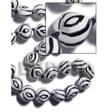 Kukui seeds in animal print Kukui seeds in animal print